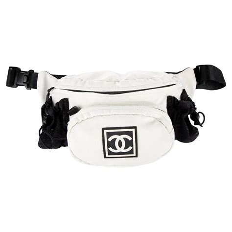 chanel waist bag white|chanel waist bag vintage.